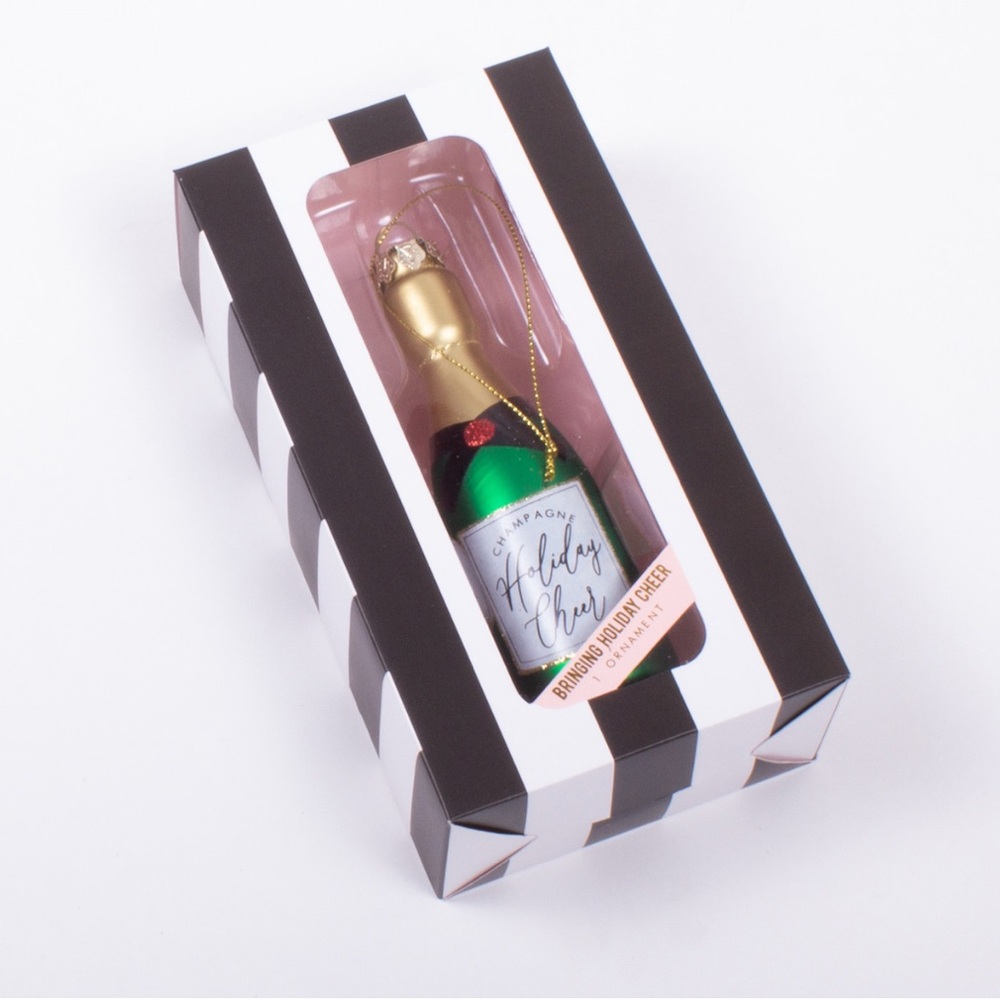 Oak Lane Holiday Cheer Champagne Ornament - Picture 2 of 5